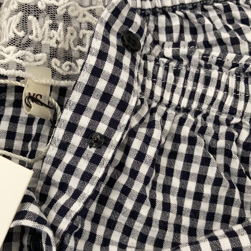 black/white gingham top - Picture 5 of 7